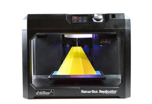 makerbot 3d printing lamp
