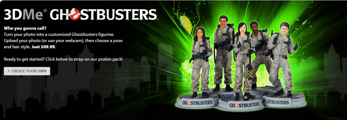 3DMe 3d printing ghostbusters 3d systems