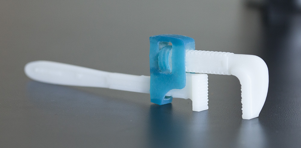 blue wrench madesolid 3d printing resin