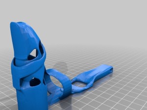 3d printed finger CAD render