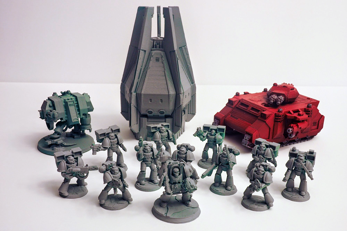 3d printed warhammer 40kspacemarines 