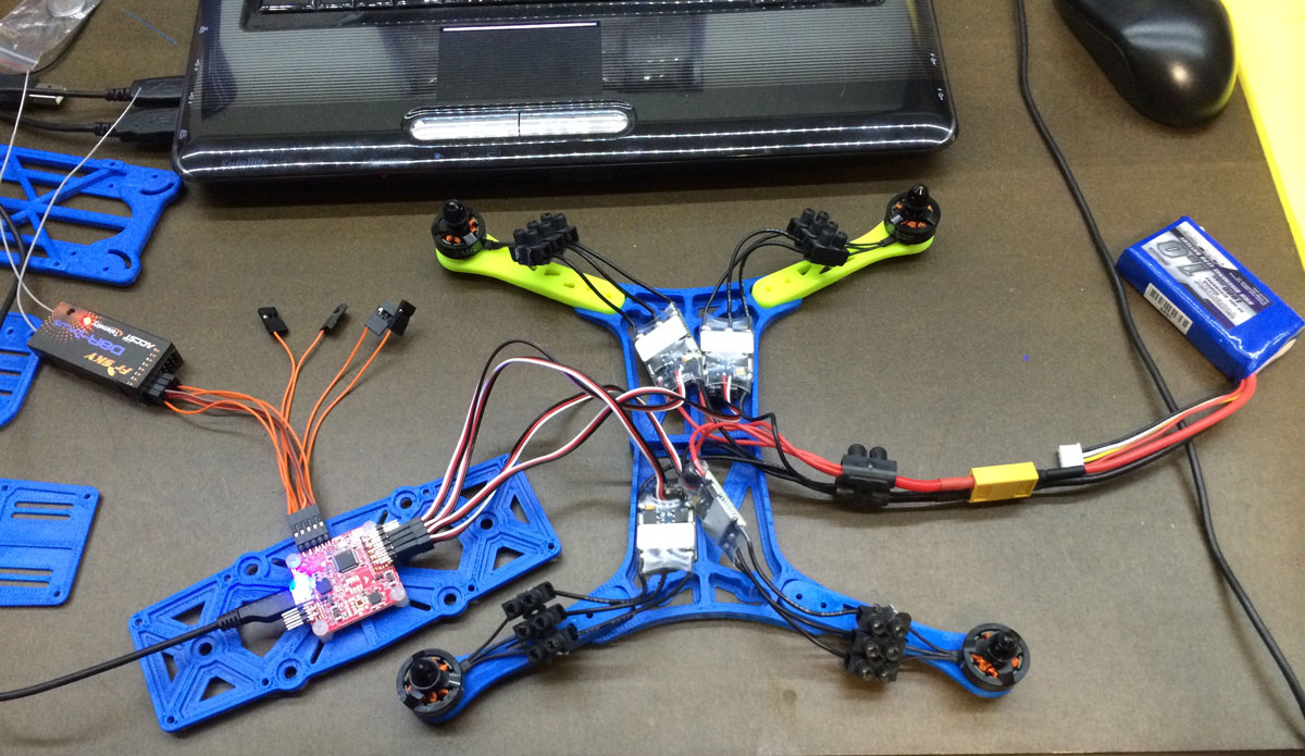 spainlabs escuadron quadcopter 3d printing