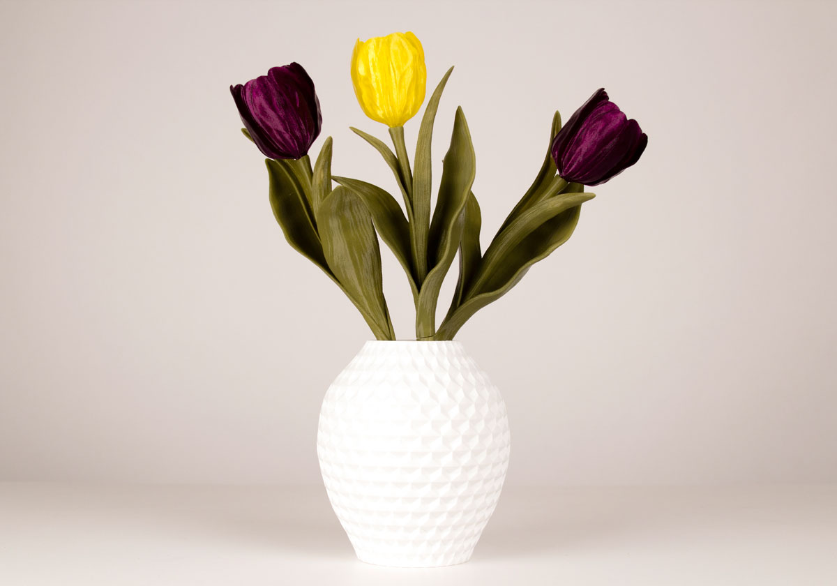 makerbot vase white 3d printing app
