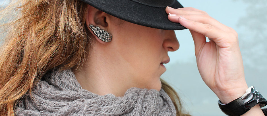 Dana Bloom 3d printing earring