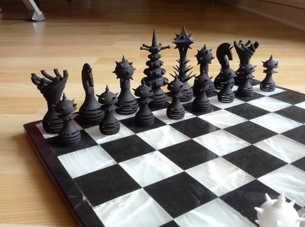 chess set shapeways 3d printing