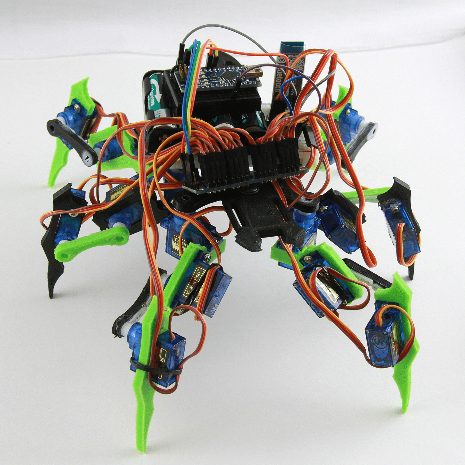 Robot project. Гексапод Огненный Титан. Робот на 3d принтере и Arduino. Робот гексапод. Робот 3d ручкой.