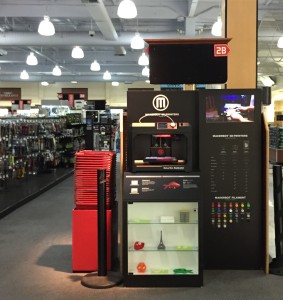 makerbot 3D printers at fry's electronics