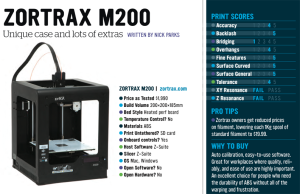 zortrax m200 3D printer review from make magazine