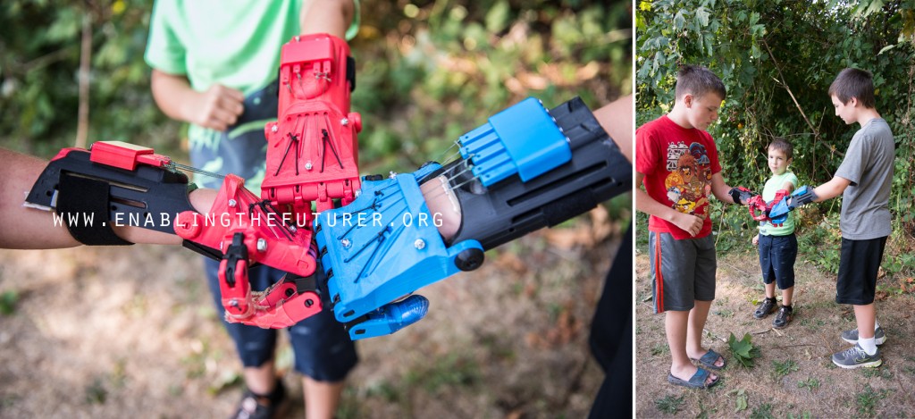 3D printed prosthetic hands from e-nable