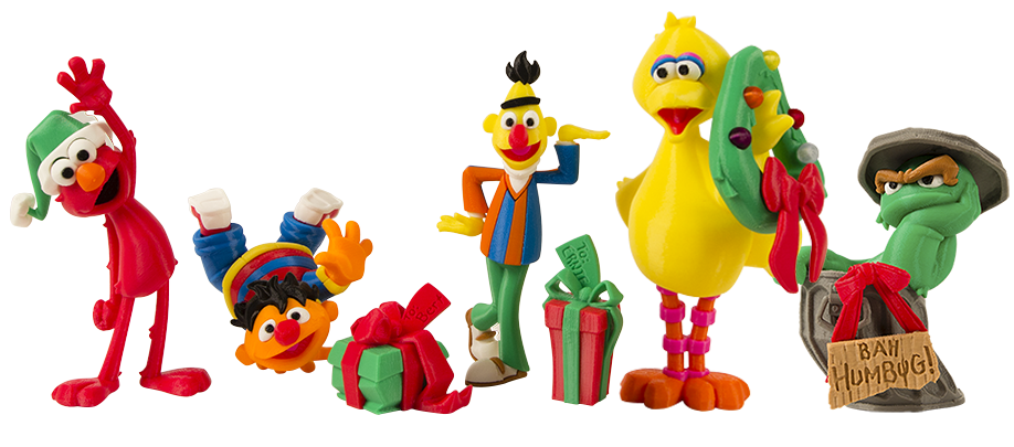 sesame street s true 3d printable protagonists arrive on makerbot digital store facfox news