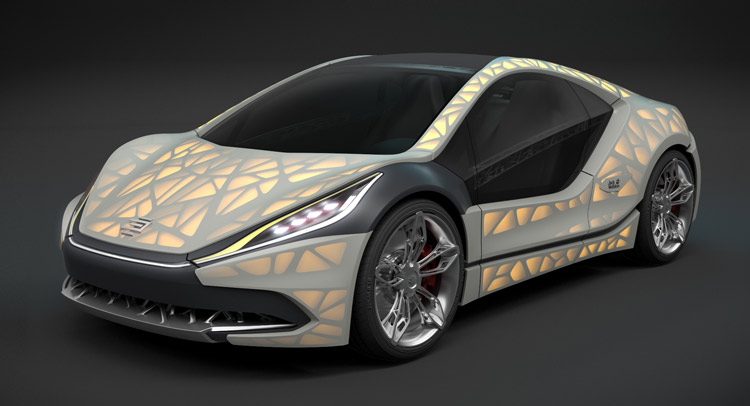 EDAG Light cocoon 3d printed concept car