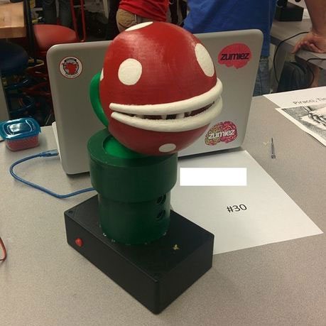 3D Printing Mario’s Piranha Plant - 3D Printing Industry