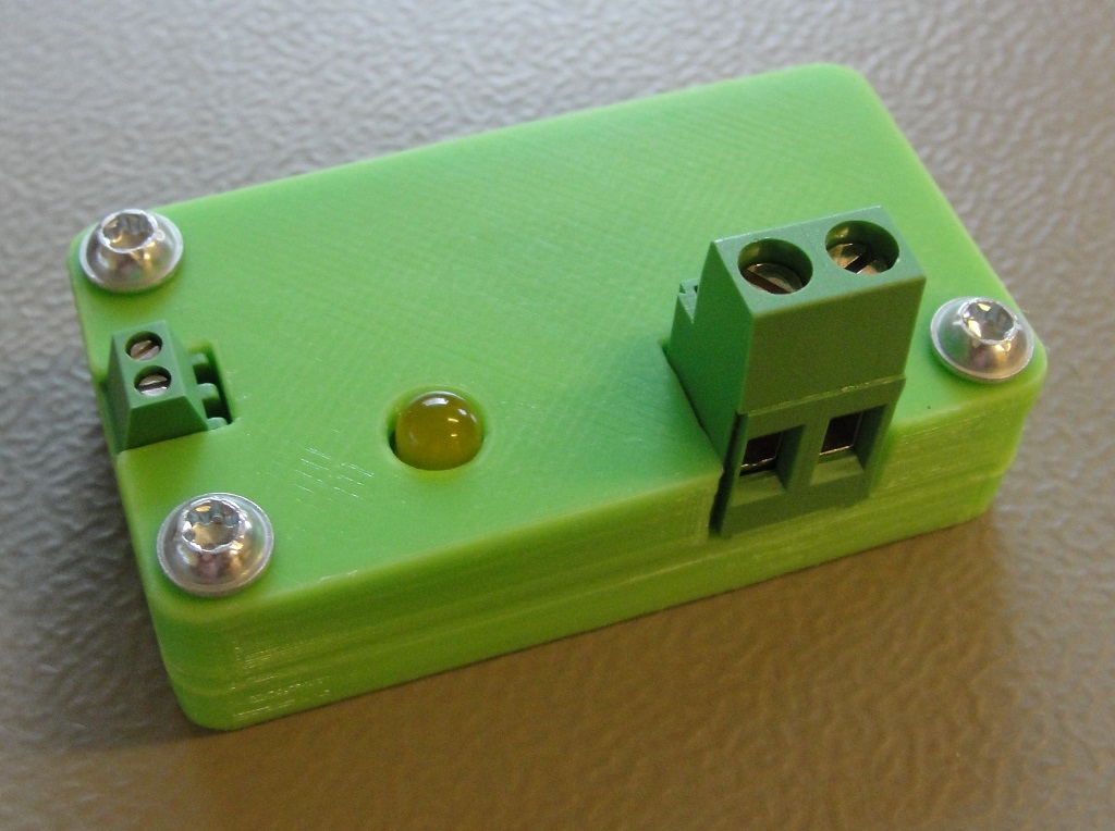 circuit 3d printing finished with case