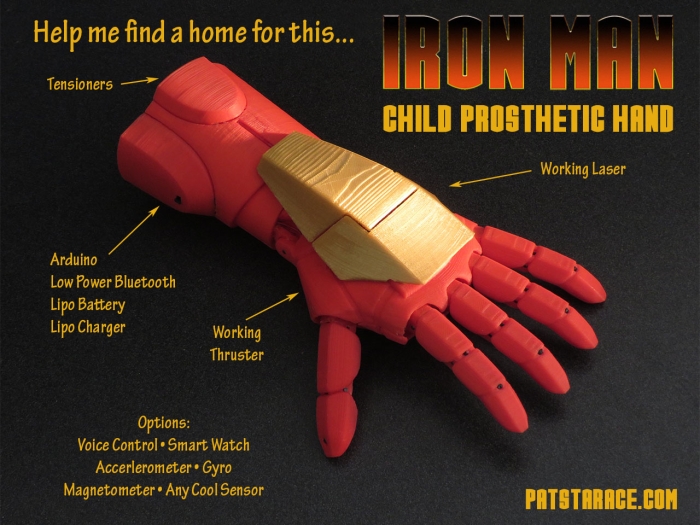 kidsmob 3d printing prosthetic