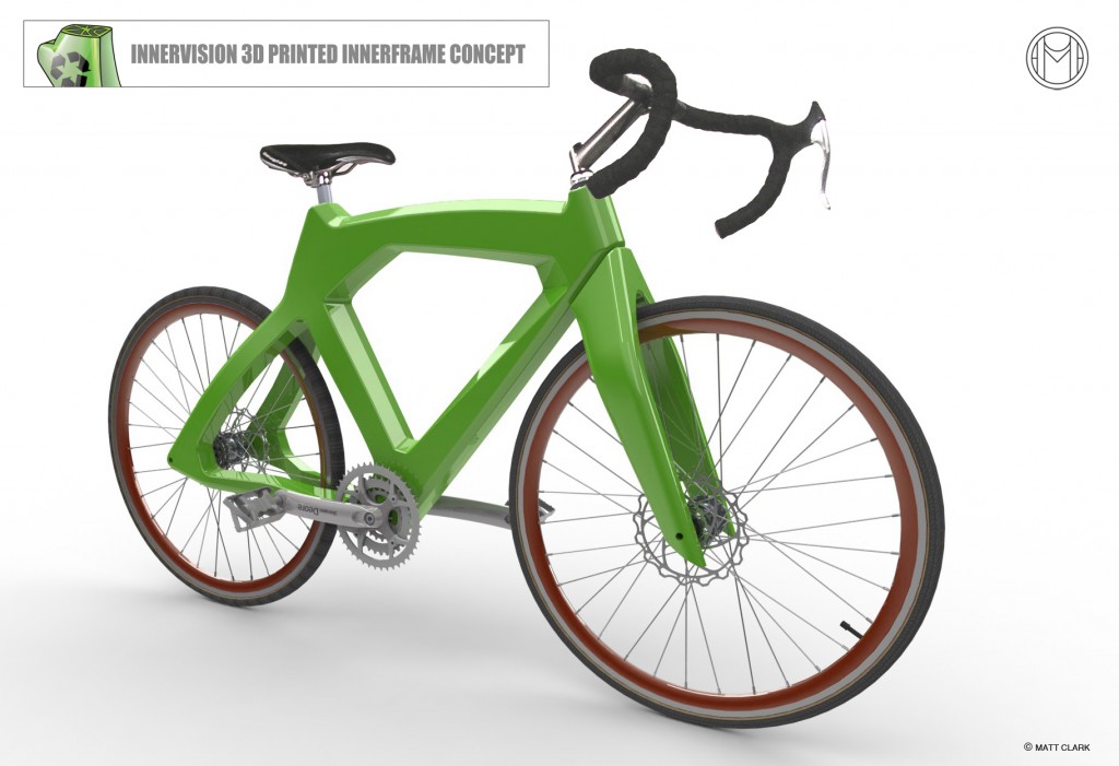 Innerframe 3D printed bike concept