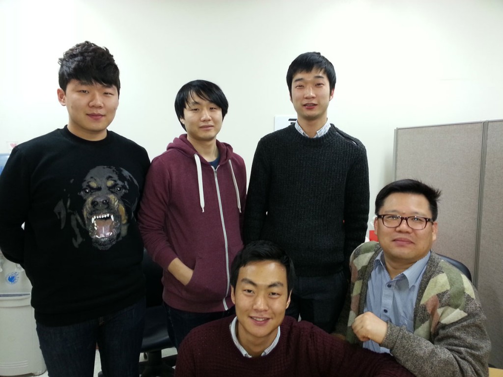 Mr. Park and some of his team