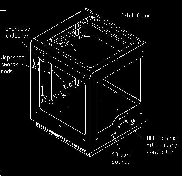 Nemomaker 3D Printer Laser Engraver hardware