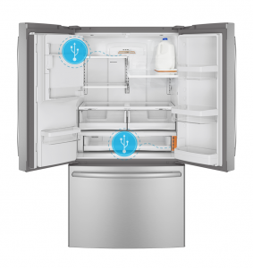 chillhub smart fridge open 3d printed 