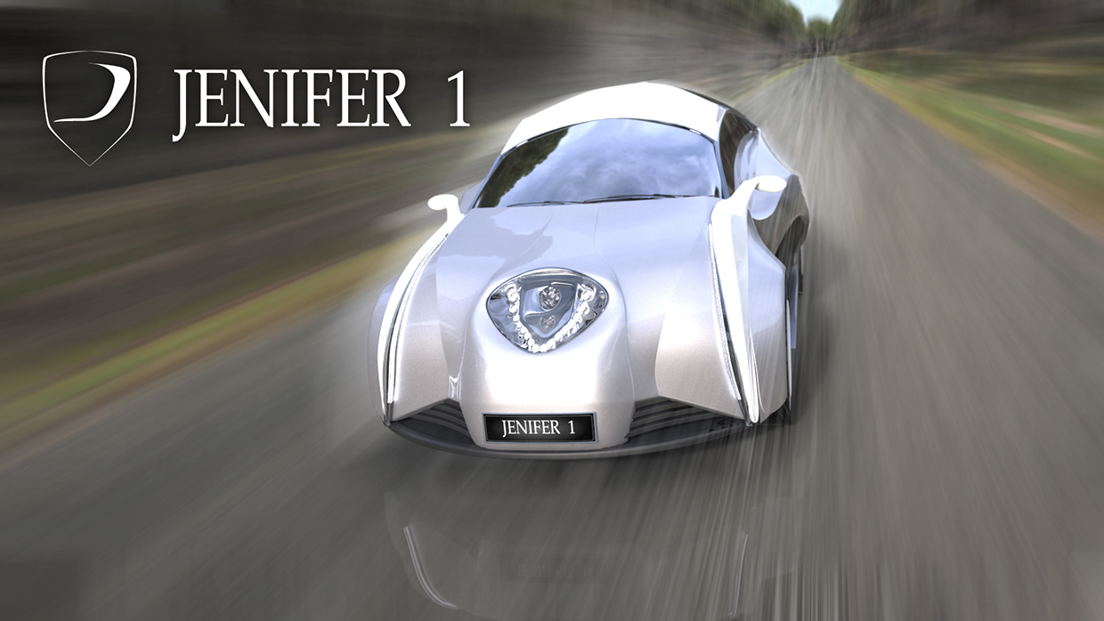 jenifer wolf 3d printed concept car