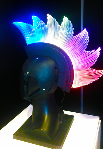 3D printed helmet for katy perry prismatic world tour half size