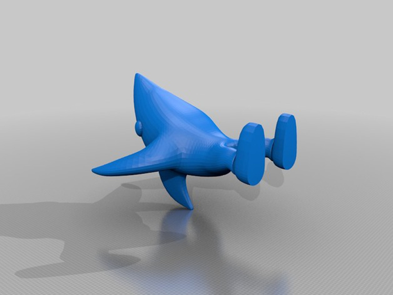 left shark on Thingiverse for 3D printing