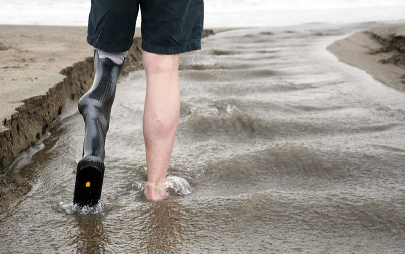 waterproof 3D pritned prosthetic leg standard cyborg