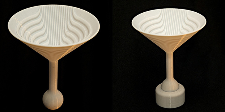 3D printed martini glass seeks space lift
