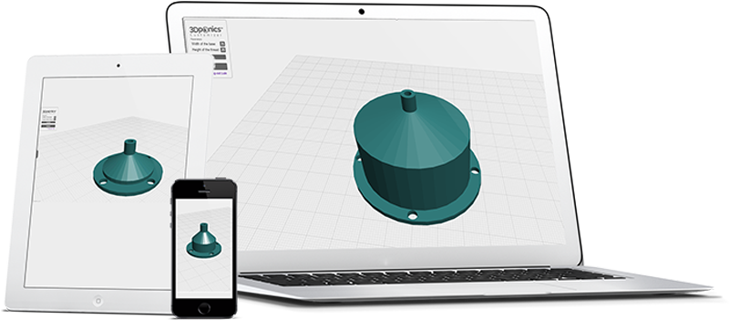 3dcreative.ly 3D modeling for 3D printing tool from 3Dponics
