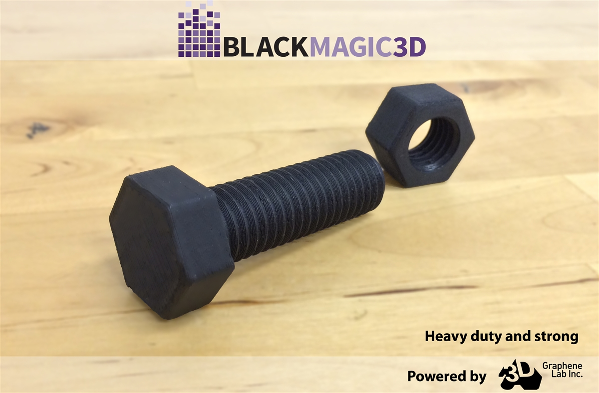 graphene strength tooling with 3D printing filament