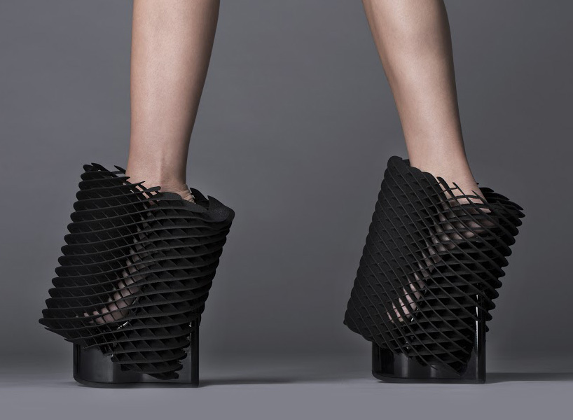 michael young young shoe 3D printed shoes by united nude and 3D systems at milan design week 2015