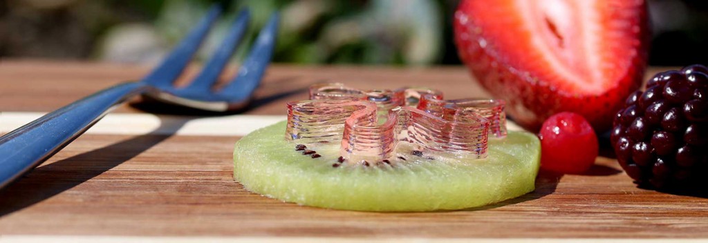 3D printed fruit jelly from print2taste bocusini