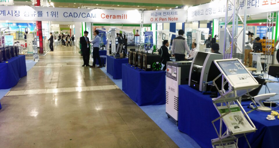 3D printers at SIDEX 2015 in Korea