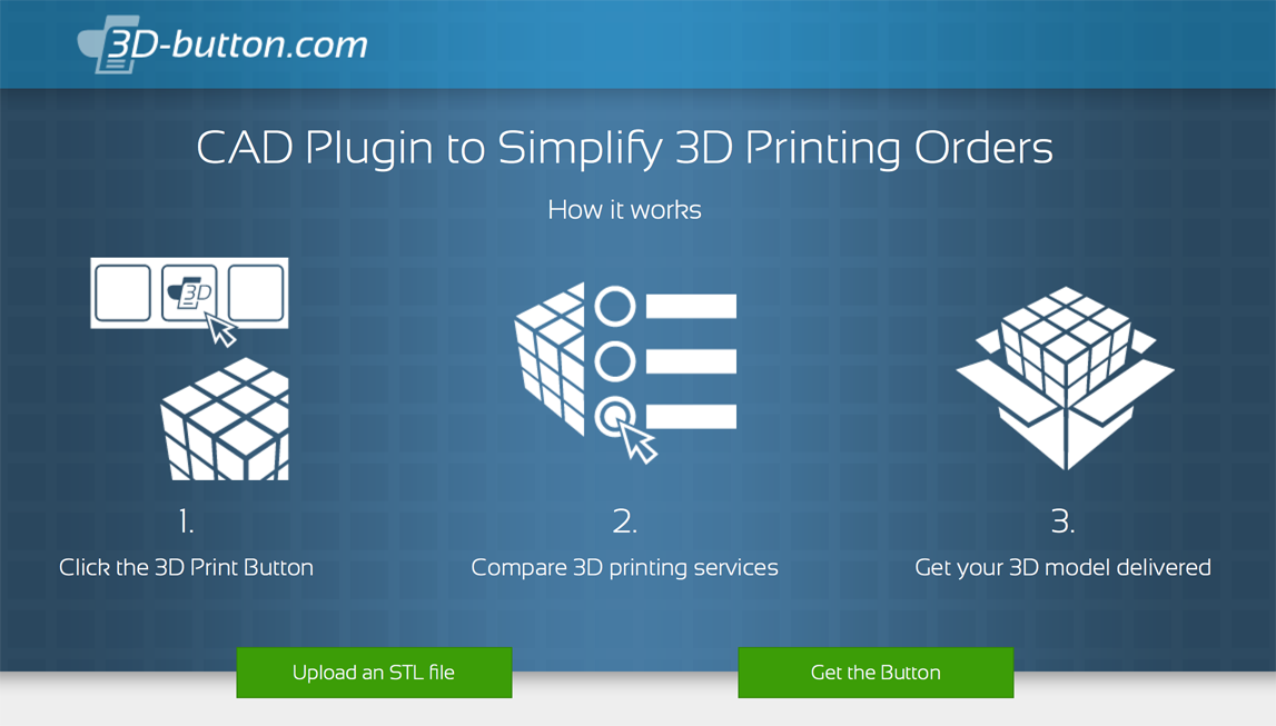 3D-button.com 3D printing plug-in for CAD