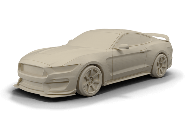 3D printed ford_shelby_gt_small_print