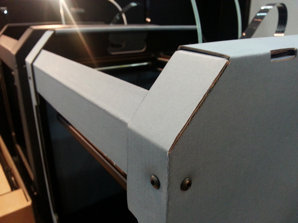opencreator custom cardboard exterior 3D printer at inside 3D printing seoul