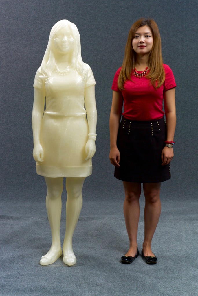 3D printed life size portrait of employee 3DP Unlimited