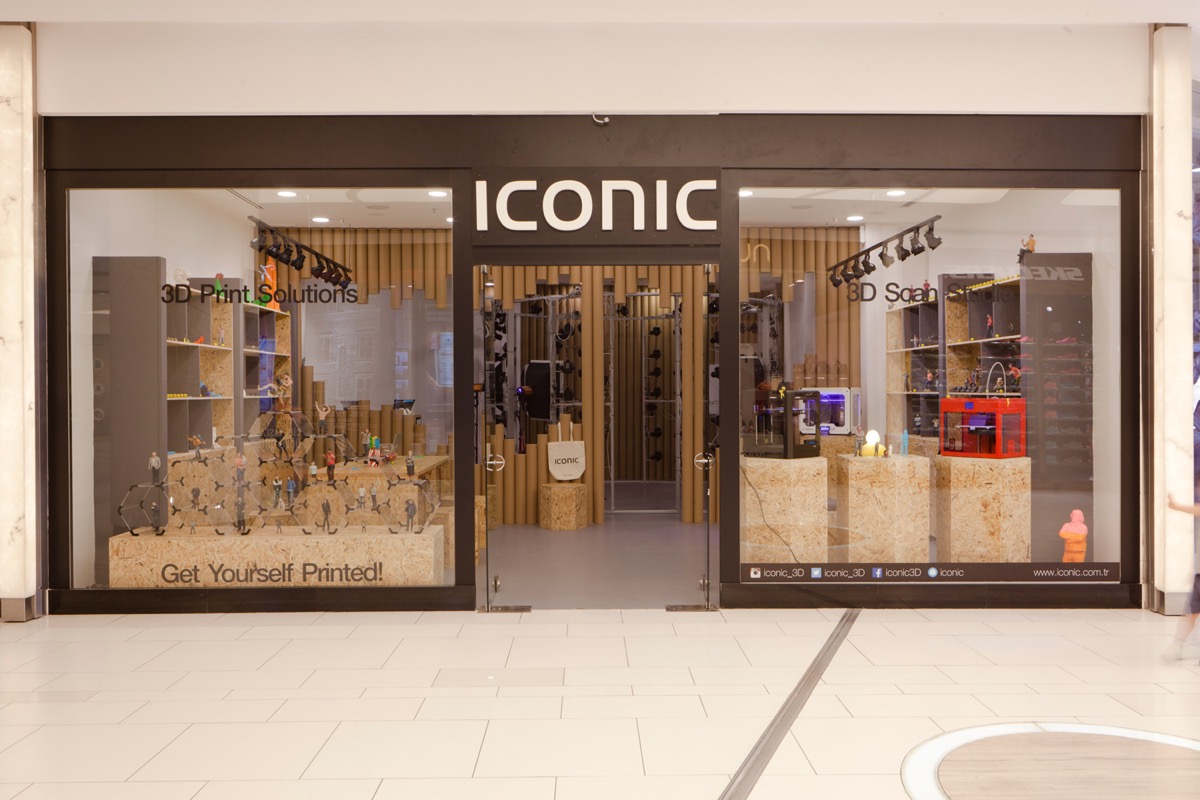 Pine alene sokker Iconic 3D Store in Istanbul - 3D Printing Industry