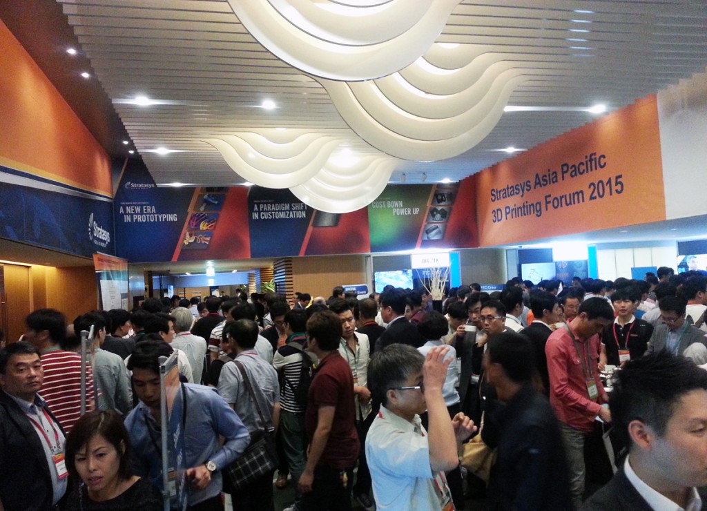 Stratasys Asia Pacific Forum 2015 3D printing hall