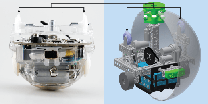 sphero compared to 3D printed droid schematics