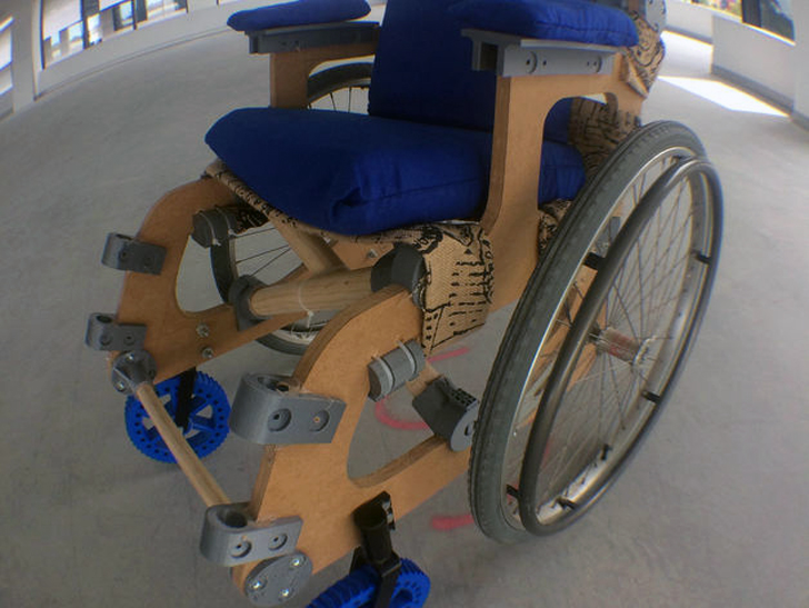 Hugo Riveros' HU-GO 3D printed wheelchair 3