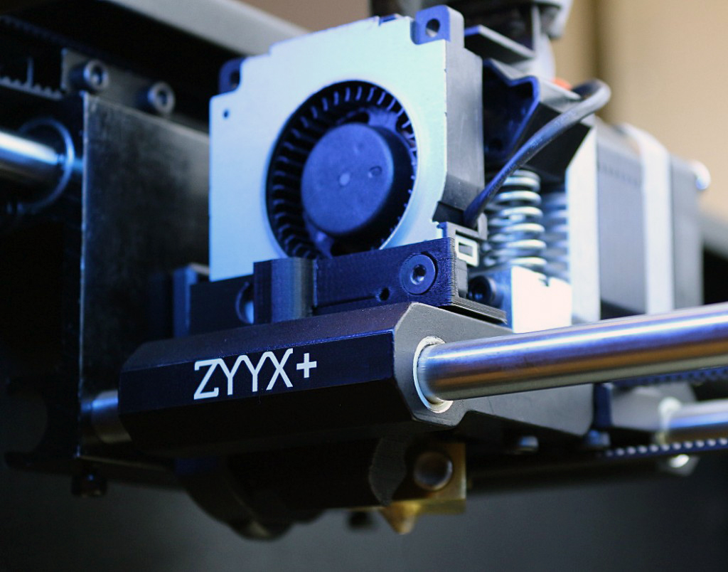 ZYYX+ 3D printer aluminum printhead