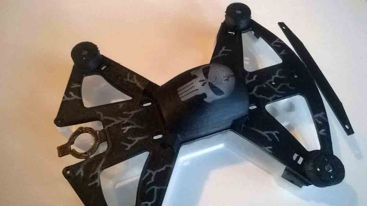 customized 3D printed Arrow 200 drone