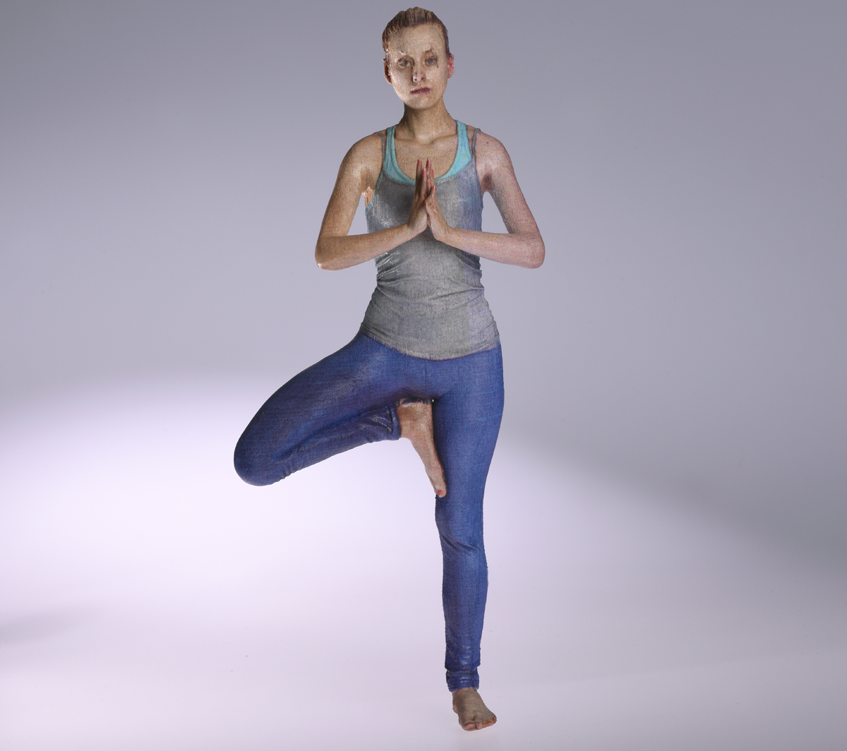 mCor ARKe consumer full-color 3D printer 3D printed yoga scan