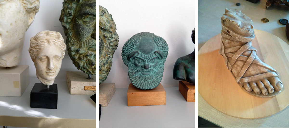 threeding 3D printed greek artifacts