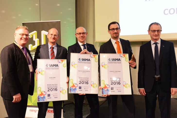 Concept Laser presented with the IAMA award