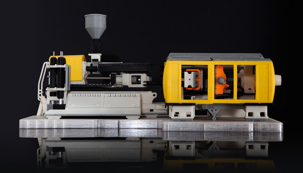 zortrax 3D printed injection molding machine
