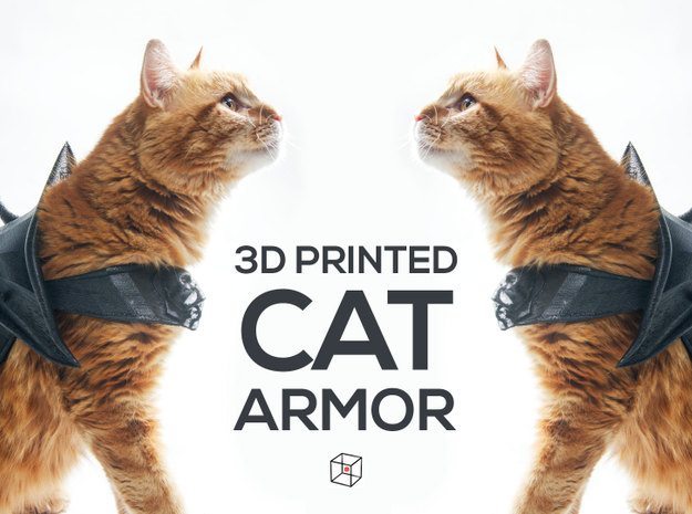 cat armor 3d printed