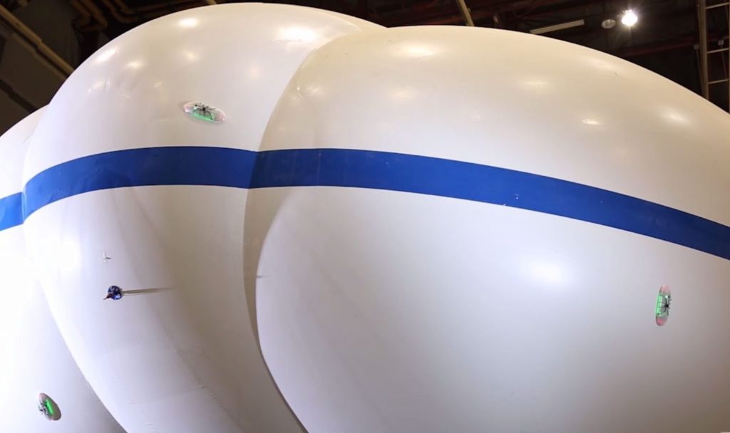 Spiders will check the Lockheed Martin Airship, the LMH-1