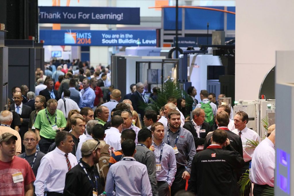 Grand concourse at IMTS 2014 (photo by Oscar Einzig)