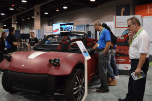Local Motors 3D printed car-at-imts
